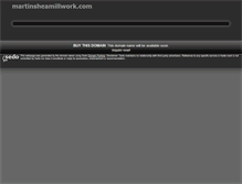 Tablet Screenshot of martinsheamillwork.com